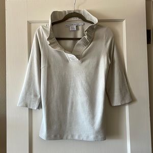 Gretchen Scott Faux Suede Top